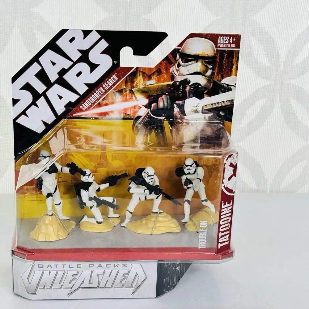 Star‎ Wars Unleashed Battle Pack Figure Sandtrooper Search Hasbro Stormtrooper